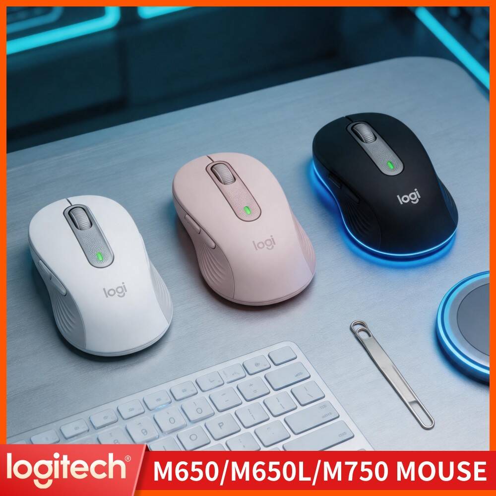 Pc Gaming Logitech - Logitech M650/M650L Wireless Ergonomic Mouse -