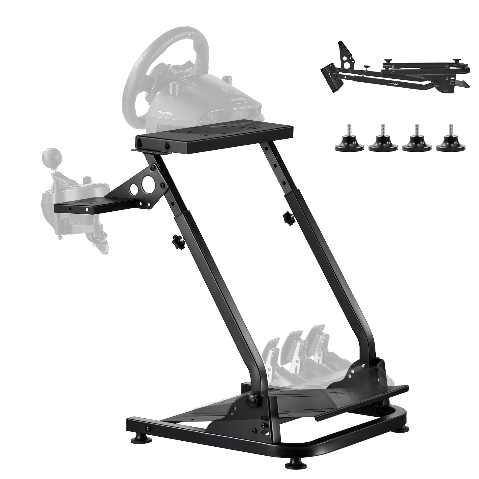 VEVOR Racing Wheel Stand Adjus - Pc Gaming Logitech ulasan dan harga