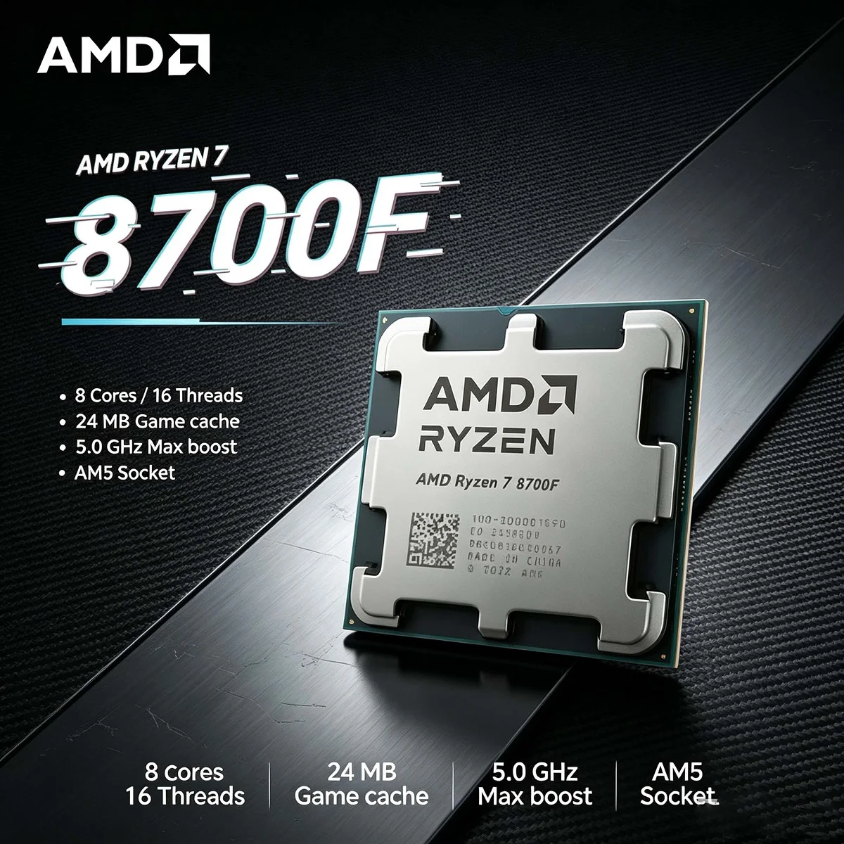 AMD R7 8700F Ryzen 7 8700F CPU - Amd Cpu Ryzen 7 ulasan dan harga