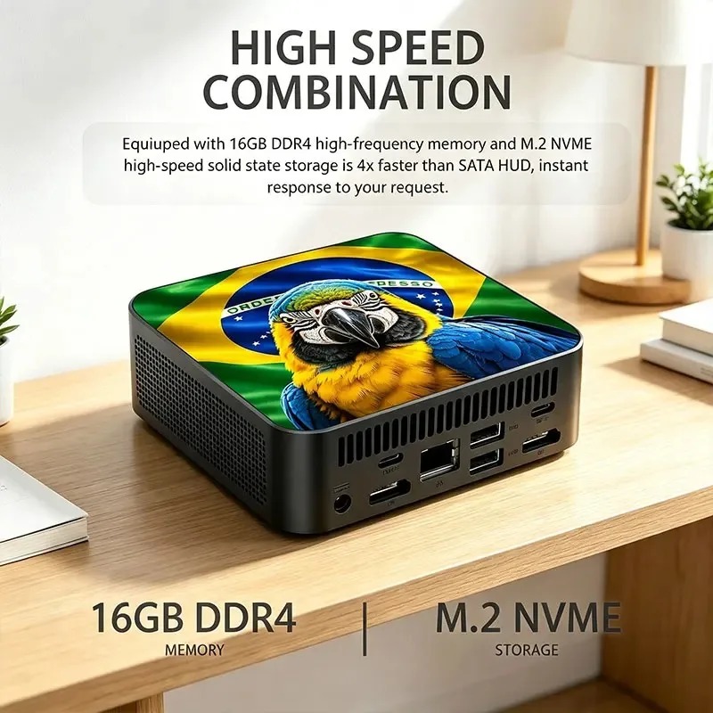 Mexico Brazil Flag Mini PC Int - Pc Gaming Compact ulasan dan harga