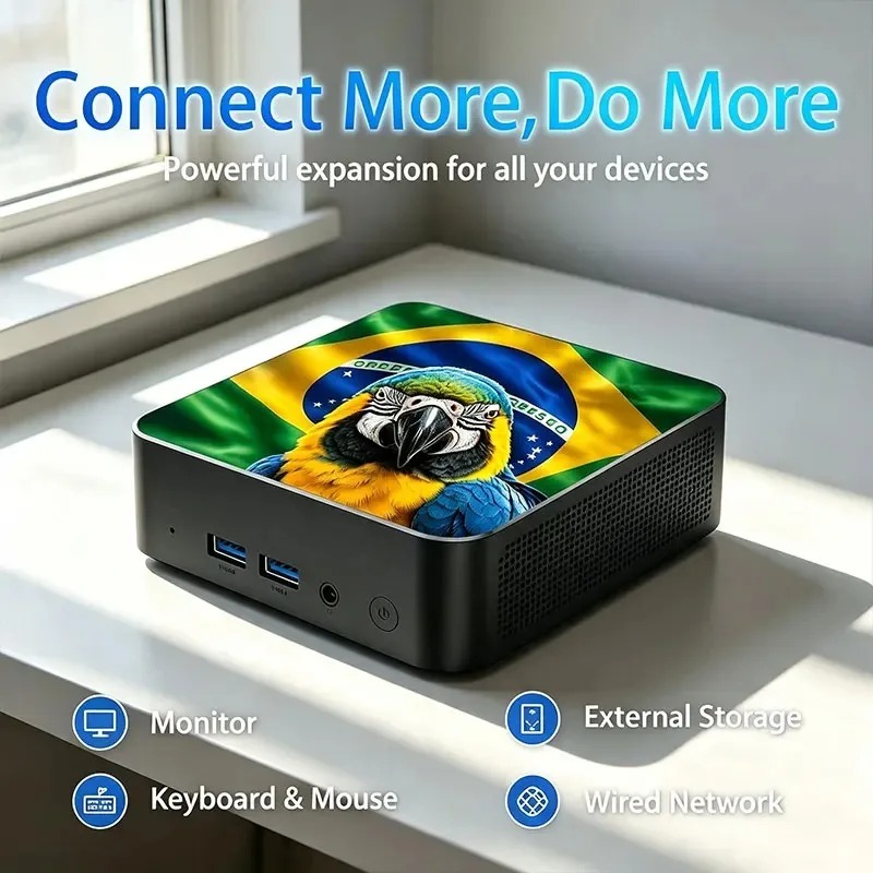 Mexico Brazil Flag Mini PC Int - Pc Gaming Compact ulasan dan harga