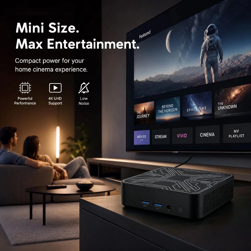 2026 New Mini PC Portable Inte - Pc Gaming Compact ulasan dan harga