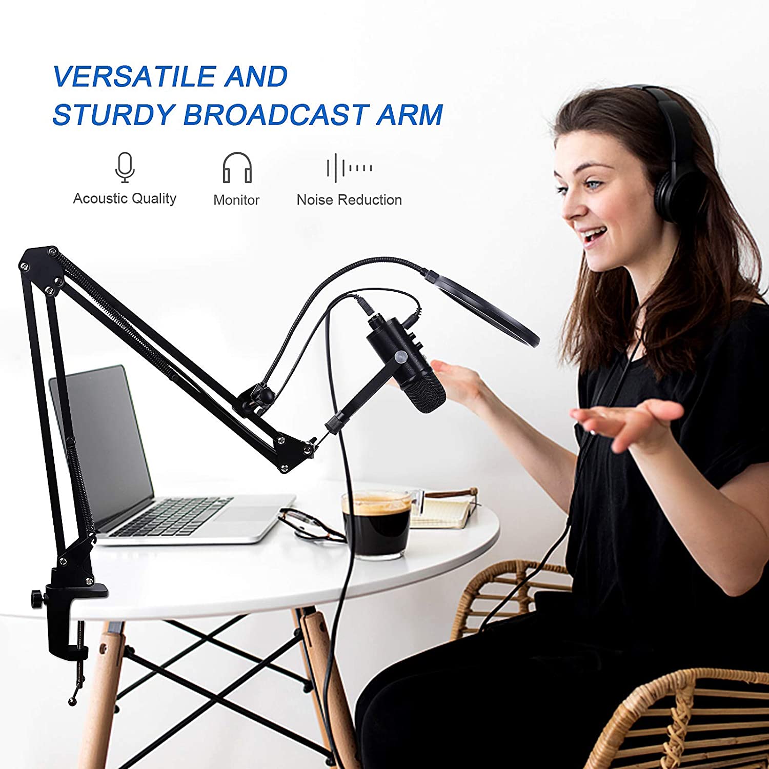 BM86 USB Condenser Microphone  - Pc Gaming Youtubers ulasan dan harga
