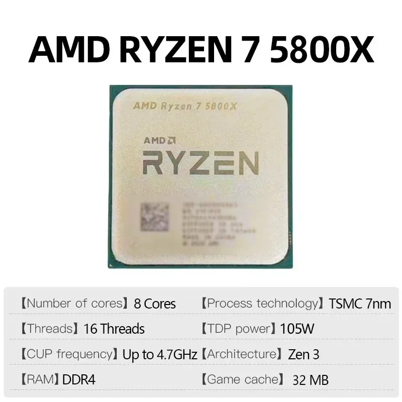 AMD Ryzen 7 5800X 7nm Gaming E - Amd Cpu Ryzen 7 ulasan dan harga