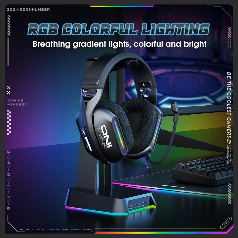 ONIKUMA GT808 Wireless Gaming  - Pc Gaming Apple ulasan dan harga