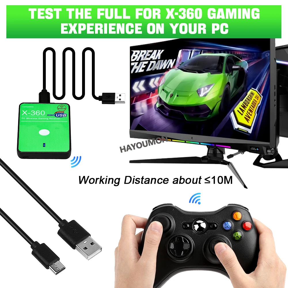 Wireless Gaming Receiver USB C - Pc Gaming Windows 7 ulasan dan harga