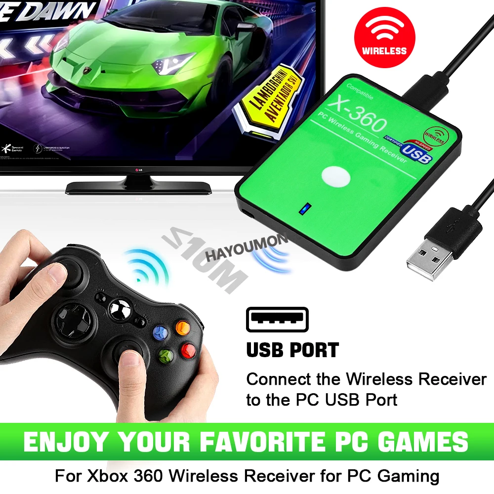 Wireless Gaming Receiver USB C - Pc Gaming Windows 7 ulasan dan harga