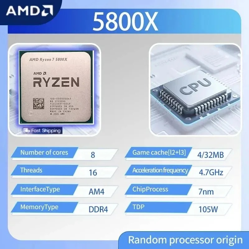 AMD 3.8 16-Threads, Processor  - Amd Cpu Ryzen 7 ulasan dan harga
