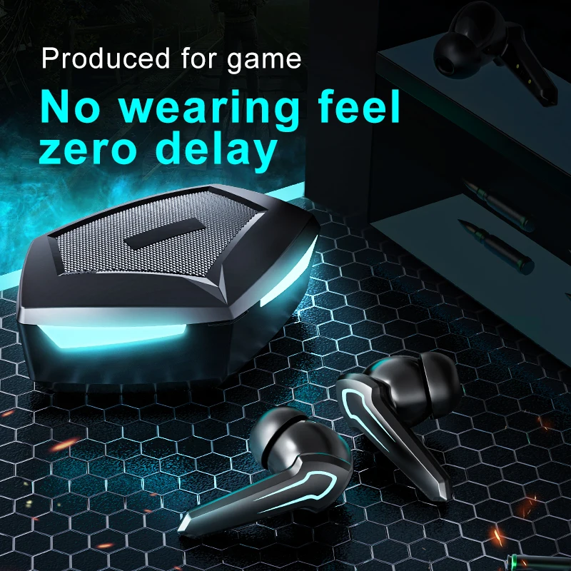 New P30 TWS Gaming Earbuds Wir - Pc Gaming Apple ulasan dan harga