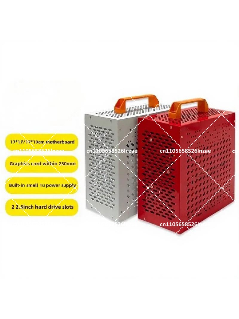 White Mini ITX PC Case 7.9L Ga - Pc Gaming Compact ulasan dan harga