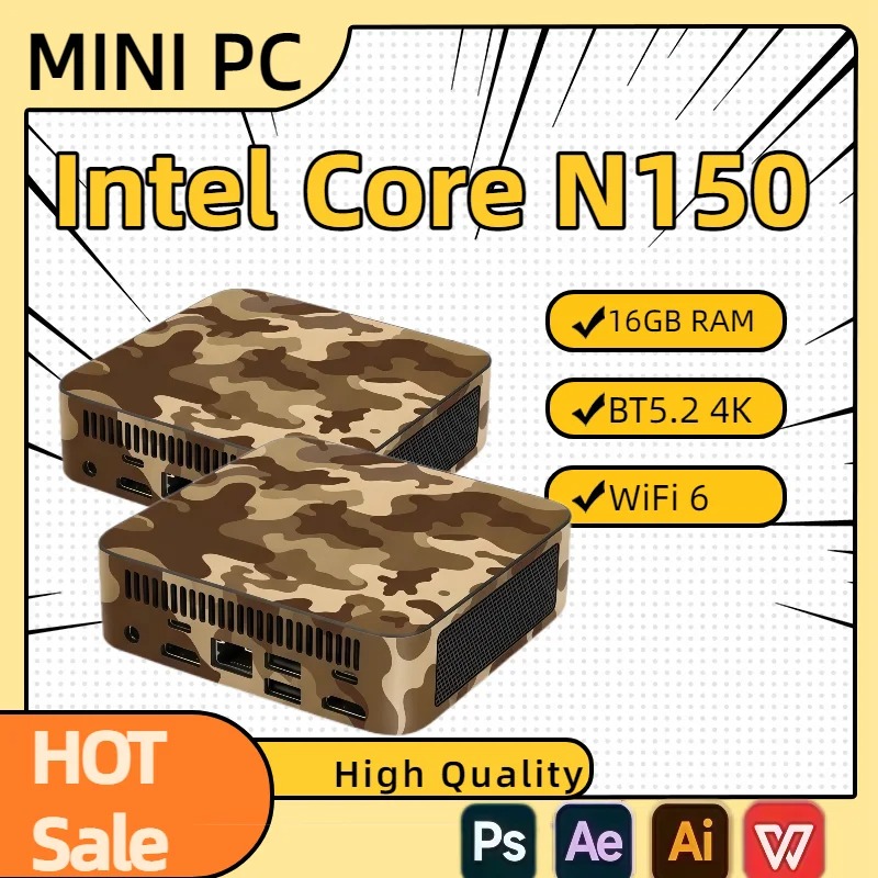 Compact Mini Pc Intel N150 Min - Pc Gaming Compact ulasan dan harga