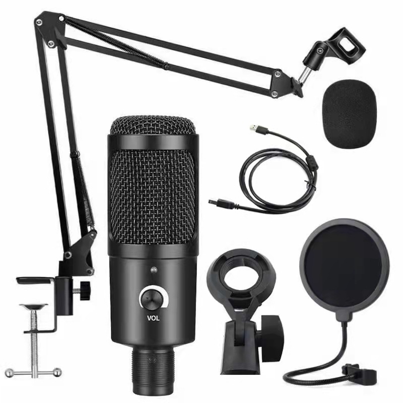 USB Condenser Microphone Recor - Pc Gaming Youtubers ulasan dan harga
