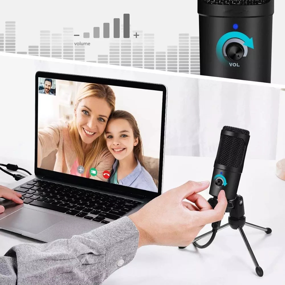 USB Condenser Microphone Recor - Pc Gaming Youtubers ulasan dan harga