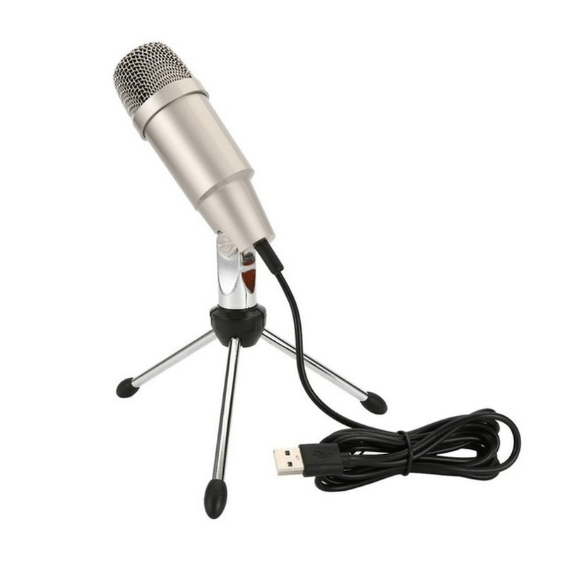 Professional USB Condenser Mic - Pc Gaming Youtubers ulasan dan harga
