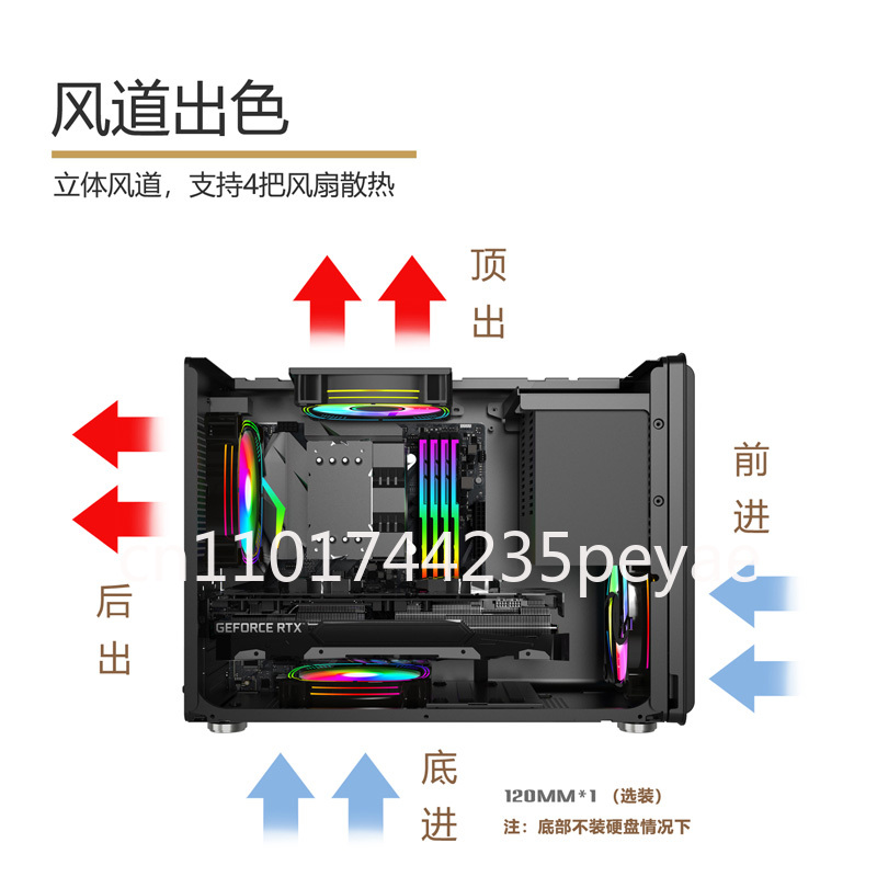 P40 Mesh Portable ITX Mini Gam - Pc Gaming Compact ulasan dan harga