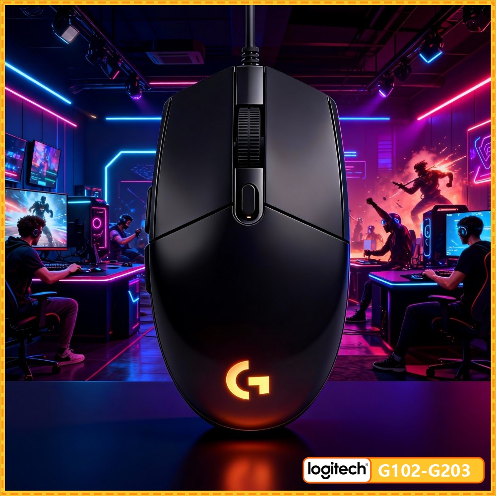 Logitech G203 Wired RGB Gaming - Pc Gaming Logitech ulasan dan harga