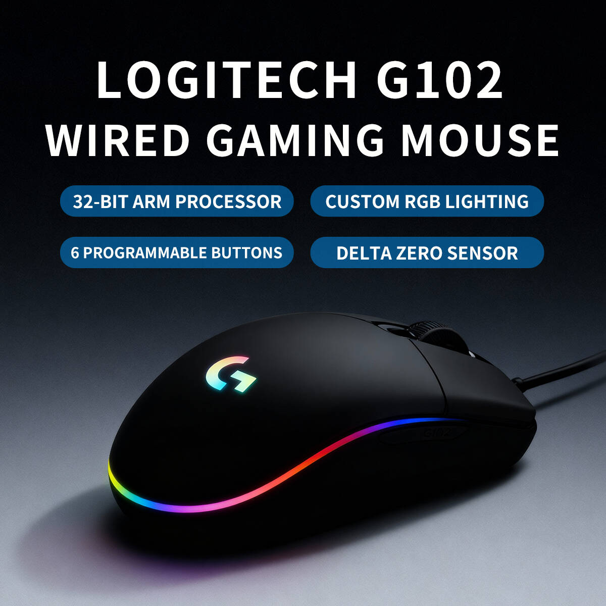 Logitech G203 Wired RGB Gaming - Pc Gaming Logitech ulasan dan harga