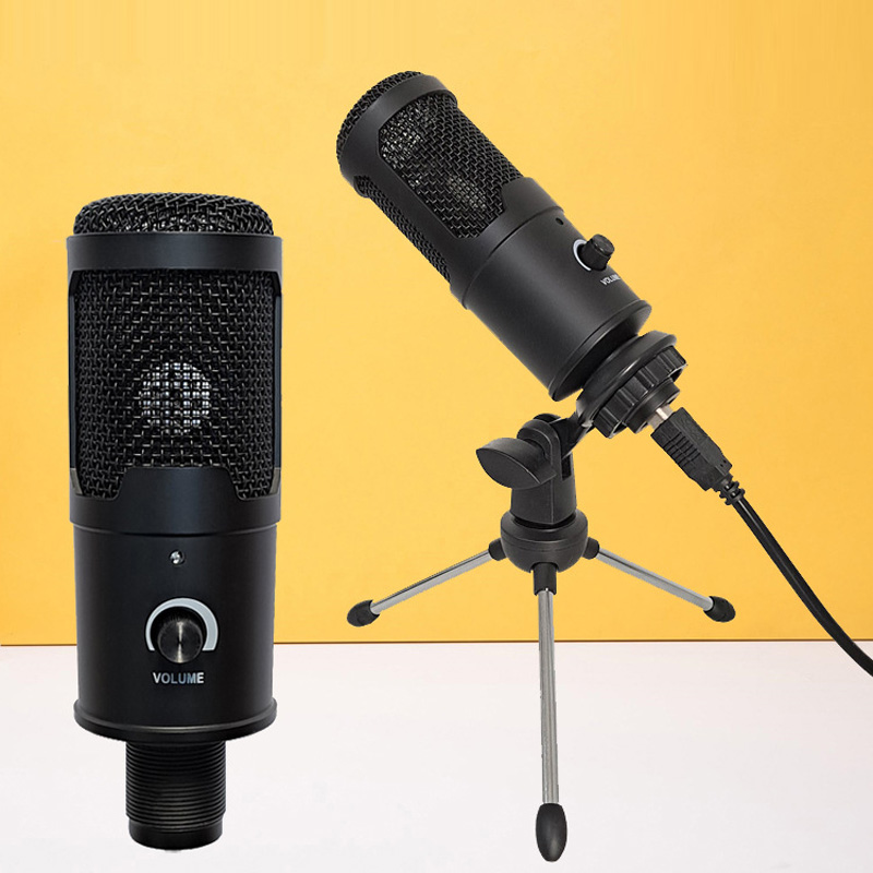 1.5m USB Condenser Microphones - Pc Gaming Youtubers ulasan dan harga