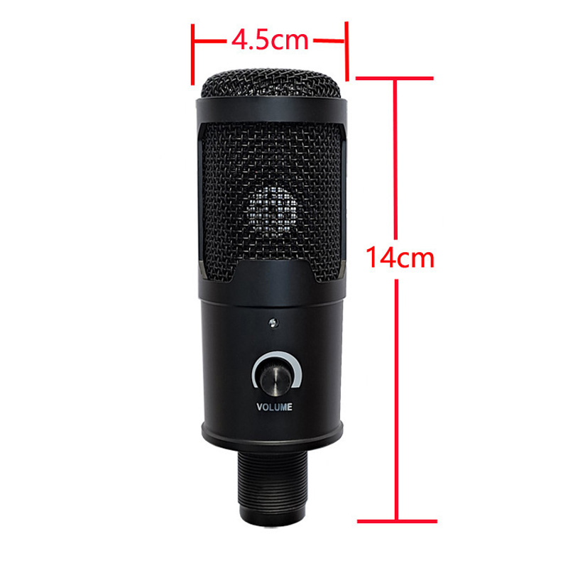 1.5m USB Condenser Microphones - Pc Gaming Youtubers ulasan dan harga
