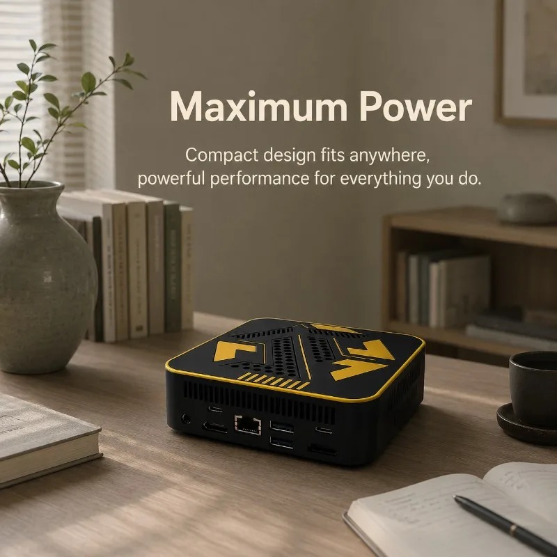 Portable Mini PC Intel Core N1 - Pc Gaming Compact ulasan dan harga