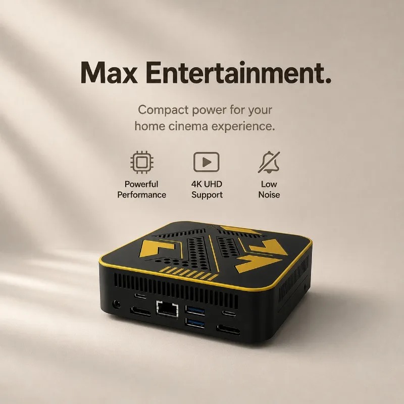 Portable Mini PC Intel Core N1 - Pc Gaming Compact ulasan dan harga