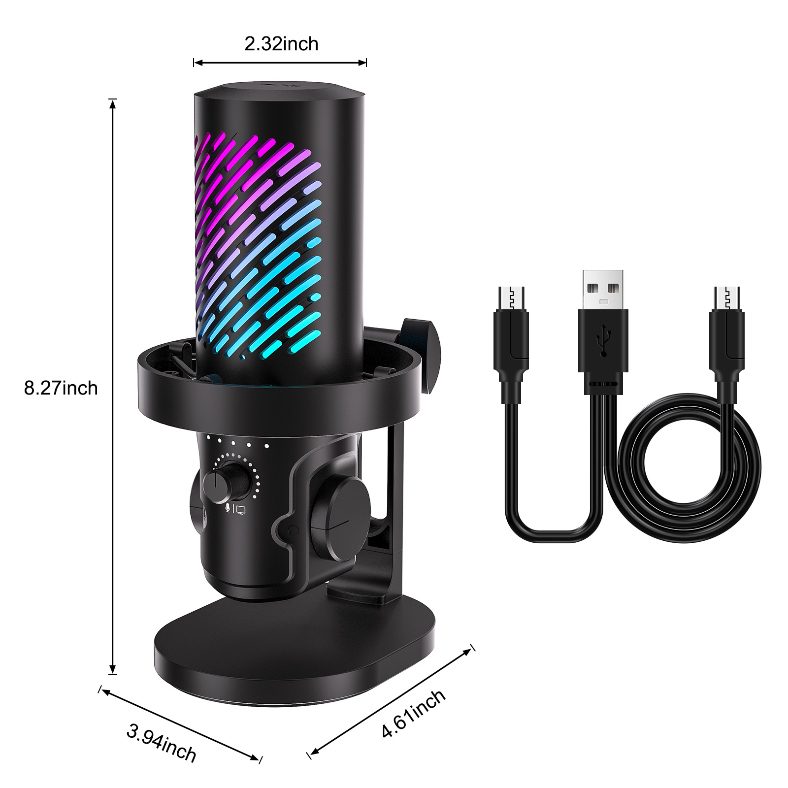 Tenlamp CG1 RGB USB Streaming  - Pc Gaming Youtubers ulasan dan harga