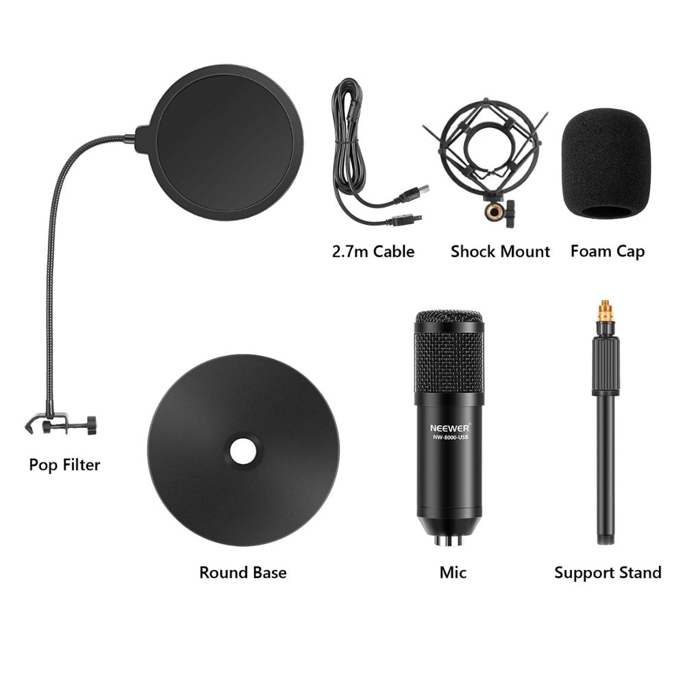 Neewer USB Microphone Kit-Plug - Pc Gaming Youtubers ulasan dan harga