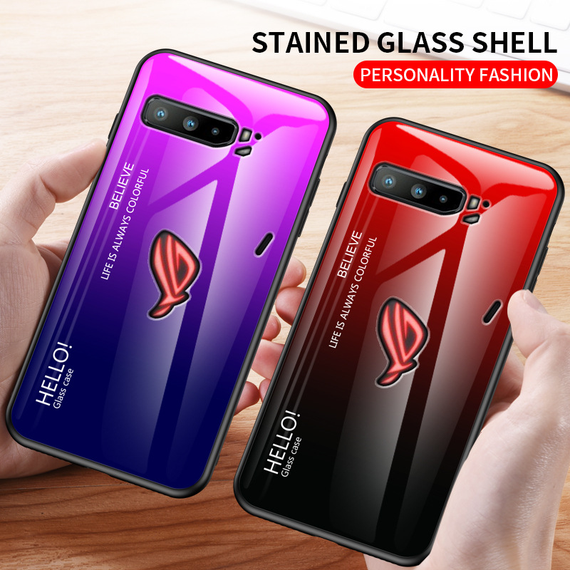 Gradient Tempered Glass Case f - Pc Gaming Asus Rog ulasan dan harga