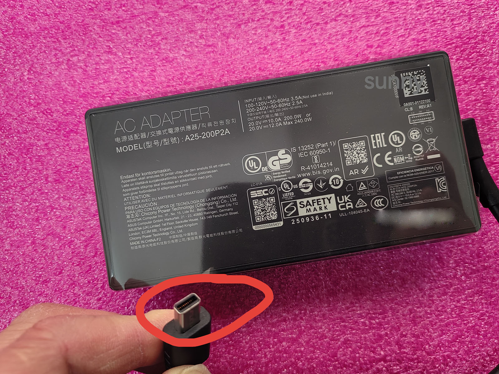 NEW OEM A25-200P2A Rectangle C - Pc Gaming Asus Rog ulasan dan harga