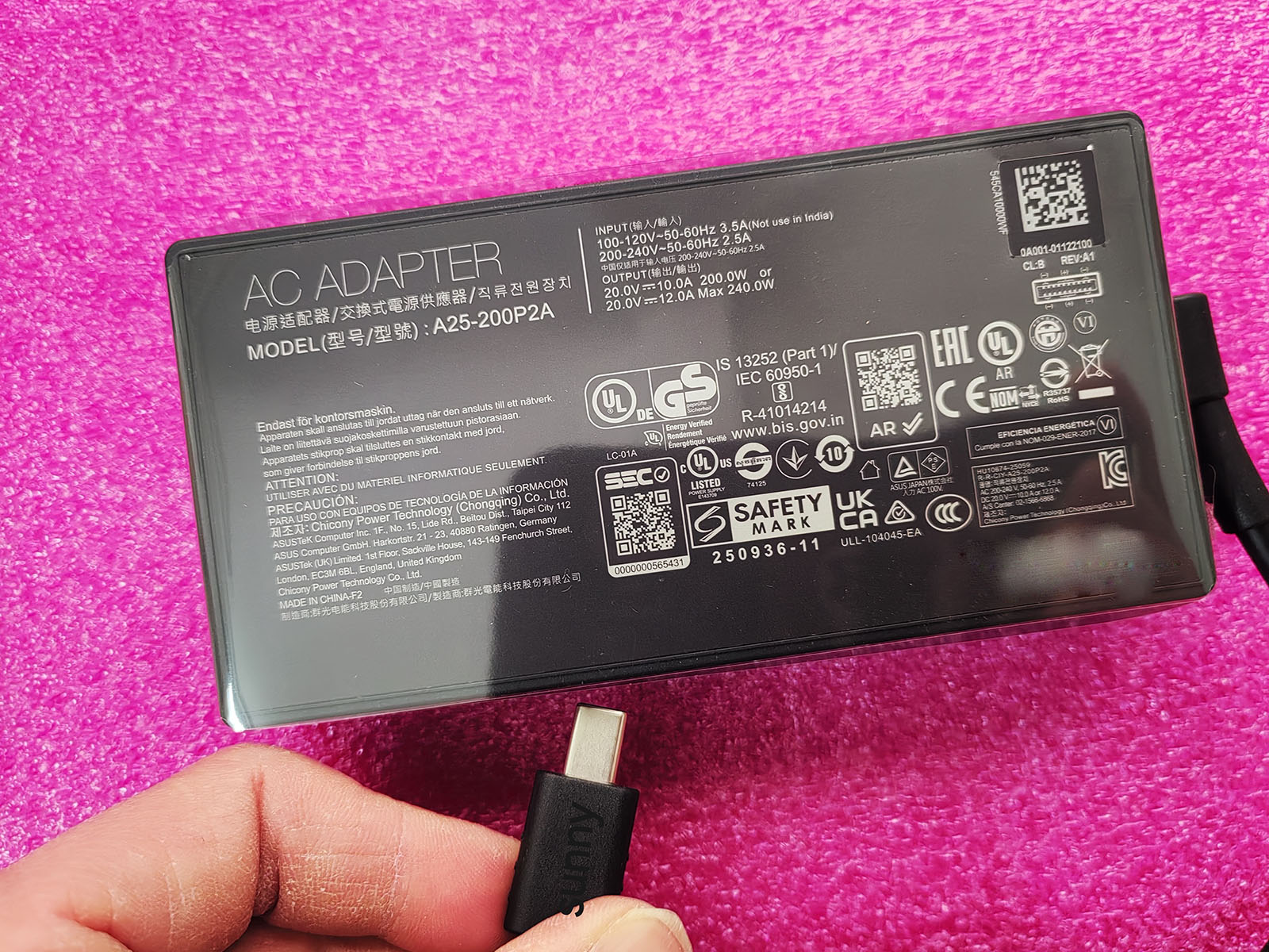NEW OEM A25-200P2A Rectangle C - Pc Gaming Asus Rog ulasan dan harga