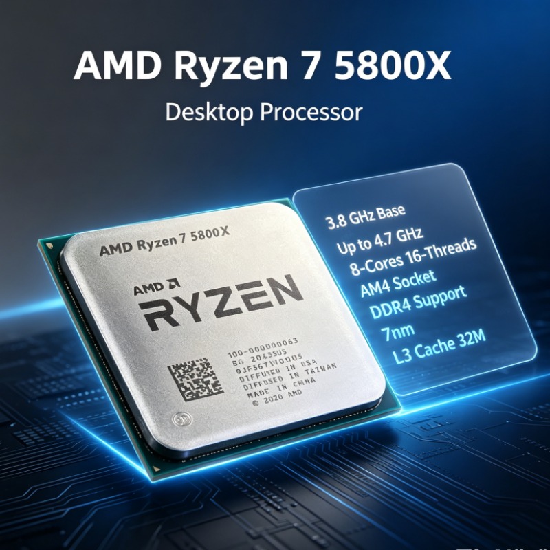 AMD Ryzen 7 5800X R7 5800X AM4 - Amd Cpu Ryzen 7 ulasan dan harga