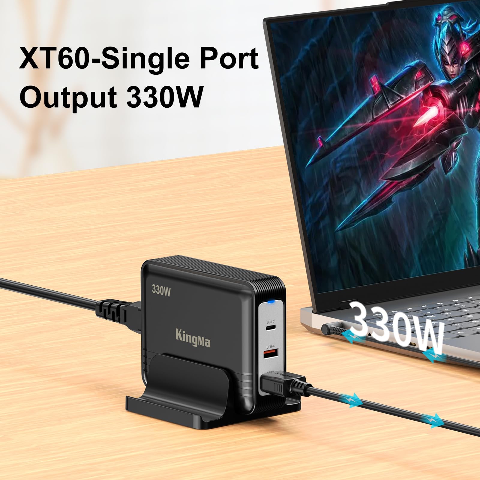 330W 20V 16.5A GaN Laptop Char - Pc Gaming Asus Rog ulasan dan harga