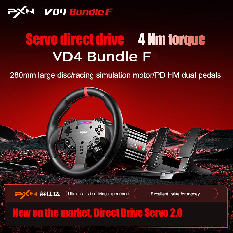 PXN V4D Bundle Racing Wheel PX - Pc Gaming Entry ulasan dan harga
