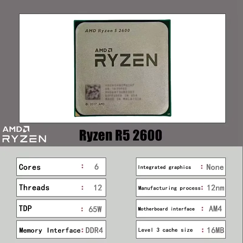AMD Ryzen 5 2600 Desktop PC Pr - Pc Gaming Entry ulasan dan harga