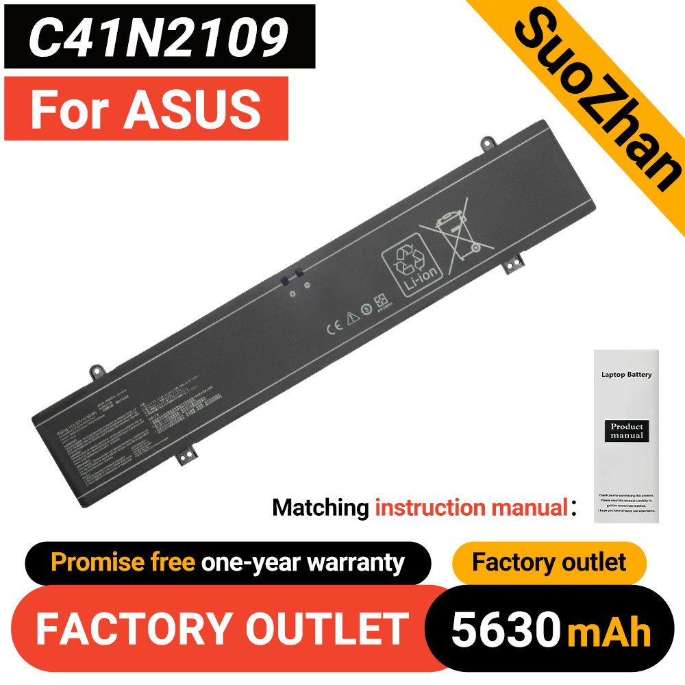 SUOZHAN 15.52V 90Wh C41N2109 L - Pc Gaming Asus Rog ulasan dan harga