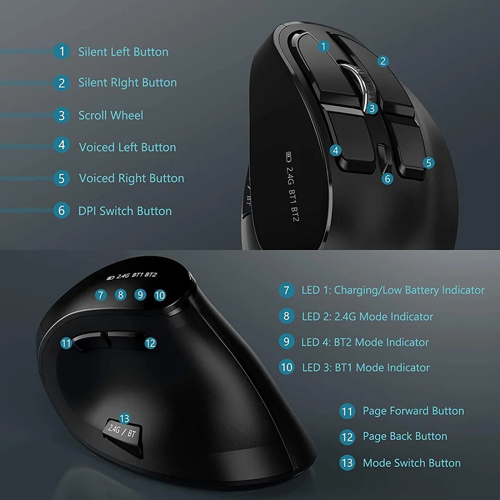 JOMAA 2.4G Wireless Mouse Rech - Pc Gaming Windows 7 ulasan dan harga
