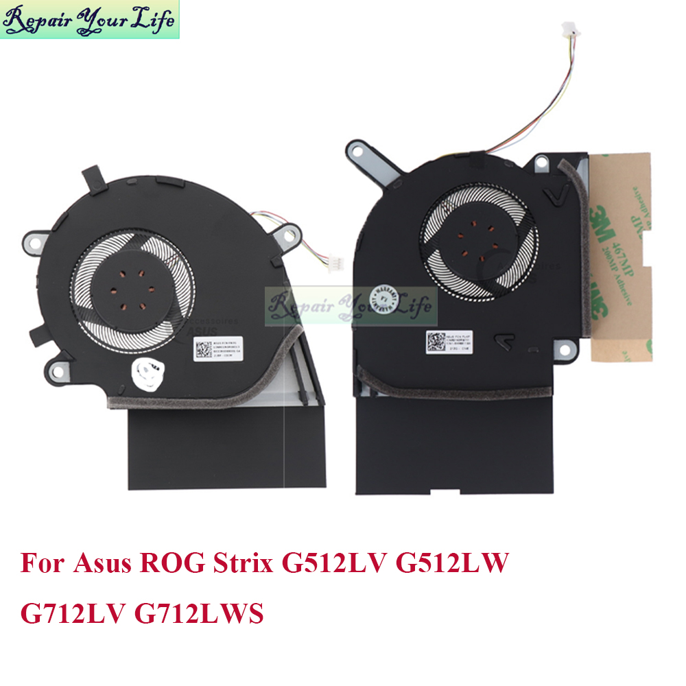Laptop CPU GPU Fan Cooler For  - Pc Gaming Asus Rog ulasan dan harga