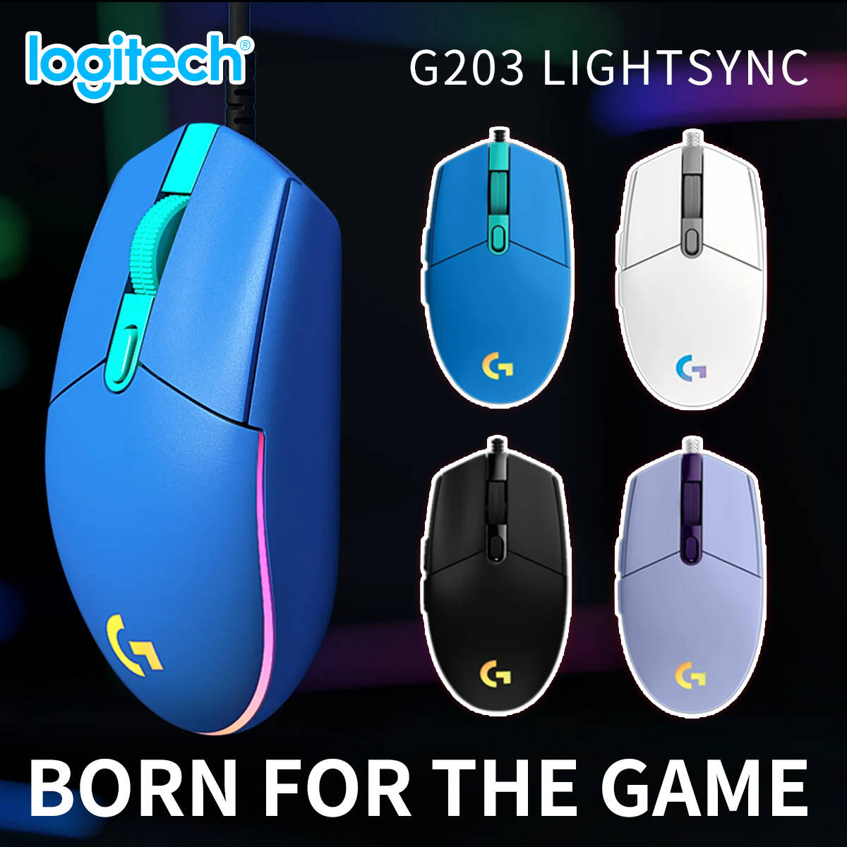 Logitech G203 Wired Gaming Mou - Pc Gaming Entry ulasan dan harga