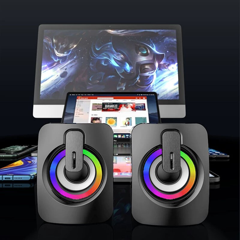 Mini Computer Speakers Volume  - Pc Gaming Compact ulasan dan harga
