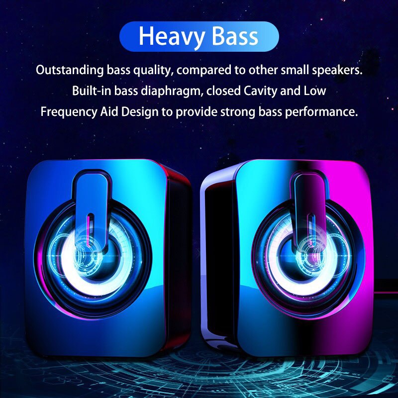 Mini Computer Speakers Volume  - Pc Gaming Compact ulasan dan harga