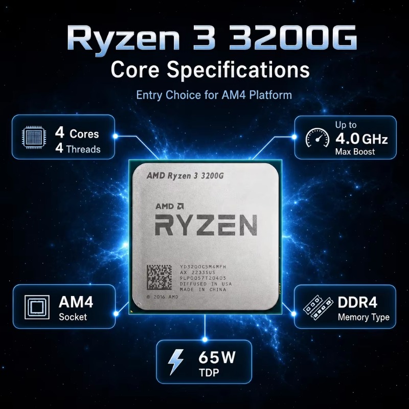 Entry Level Desktop APU 4 Core - Pc Gaming Entry ulasan dan harga